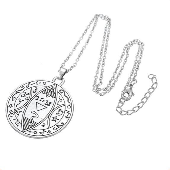 Female Male Viking Pendant Necklace Special Design Pattern And Runes Link Chain Solomon Feeling Zinc Alloy Dropshipping