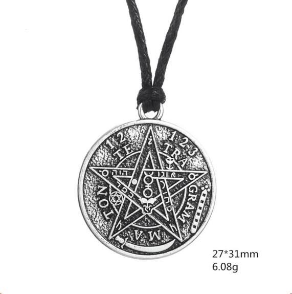 Hot Selling Men Talisman Magic Amulet Viking Gothic Jewelry Supernatural David of Star Pendant Necklace Jewelry