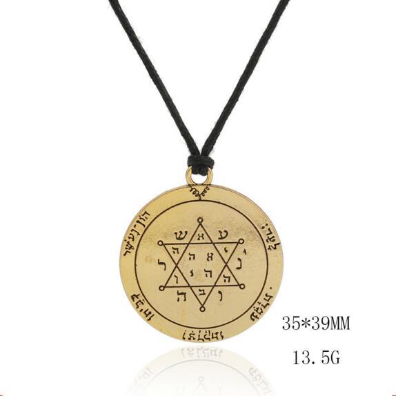 Necklace Jewelry For Women Men Hexagram Pattern And Strange Runes Solomon Feeling Viking Style Pendant Provide Dropshipping