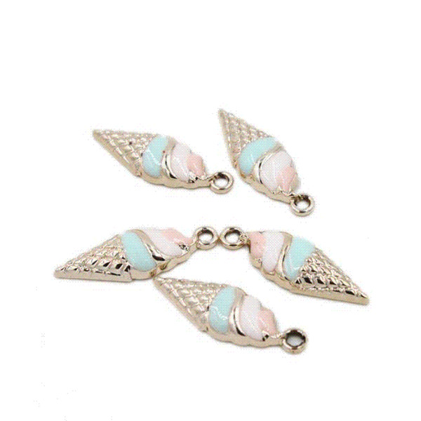 30pcs/lot hot-selling pink&white&blue conch charms gold plated conch pendant charms gift charms 147522 charm bracelet charm