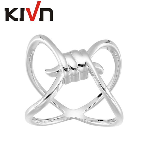 KIVN Fashion Jewelry Simple Elegant Smooth knot Plain Rings for Women Mothers Day Birthday Christmas Gifts