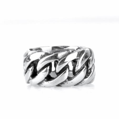 2018 men's personality single ancient silver Mesh ring retro spot mesh ring wholesale free shipping custom