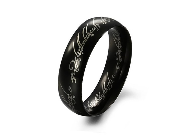 Brand Jewellery Men Women LOTR Tungsten Carbide Wedding band Ring size 6/7/8/9/10/11/12 free shipping