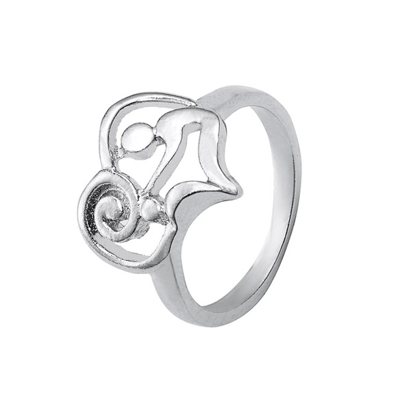 lemegeton Hotselling Dropshipping dropshipping unique design love style silver ring for lover and women ring jewelry