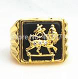 Wholesale- fashionable and crystal lion rings,lion finger ring,gold lion of judah ring,lion of judah silver/gold ring,