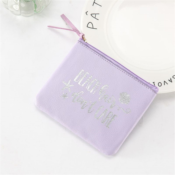 Zoukane Fashion Women Men Kids Mini Wallet Ladies Zipper Coin Purse Multifunctional Small Coin Credit Card Key Ring Wallet CP01A