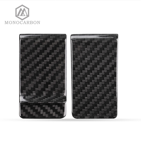 Monocarbon Minimalist Genuine Carbon Fiber Money Clips Wallets