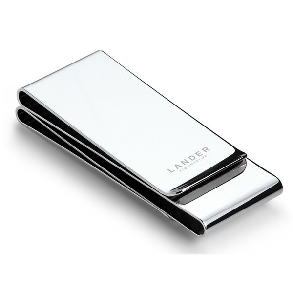 Two-sided Stainless Steel Wallet Creative Money Clip Credit Card Money Holder Mens Gift