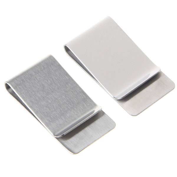 Slim High Quality Slim Money Clip Credit Wallet New Stainless Steel