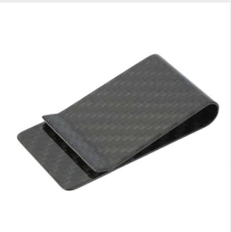 Money Clip Real Carbon Fiber Money Clip Business Card Credit Card Cash Wallet Auto Paper Clips