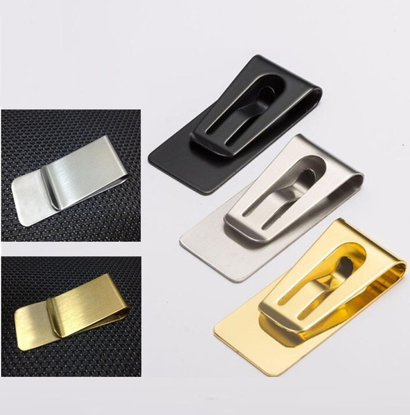 Fashion Simple Metal Money Clip Man Clamp Holder Slim Money Wallet Clip Clamp Card Holder Credit Card Holder