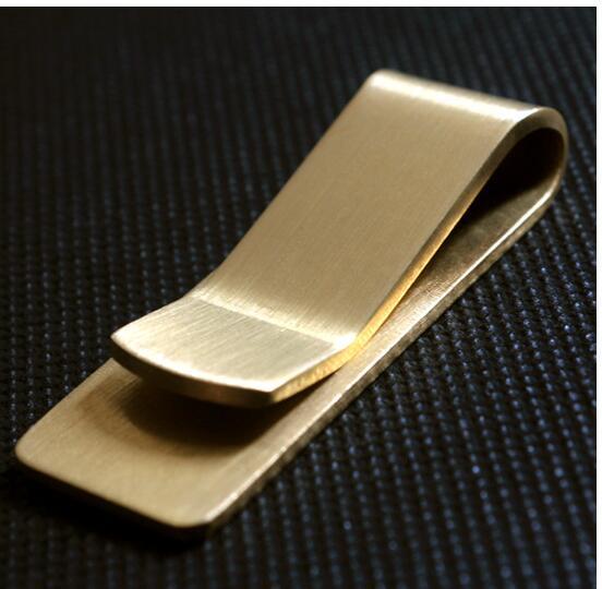 (wholesale/retail) thickened brass metal note holder EDC note holder change holder