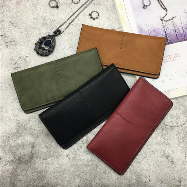 The new 2018 ladies wallet ladies long restoring ancient ways and the contracted long card package joker small wallet of fashion a