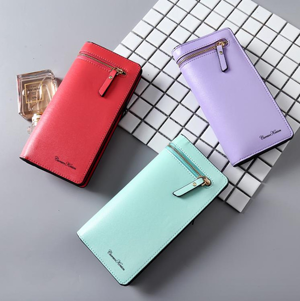 2018 the new purse women long large capacity and have multi-functional wallet women's fashion fold wallet purse