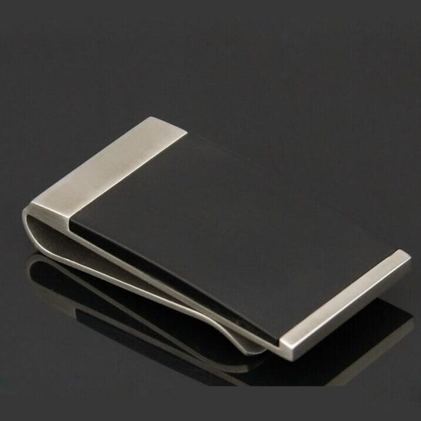 Fashion style cool men money clips made of stainless steel and rubber good quality no have box free shipping