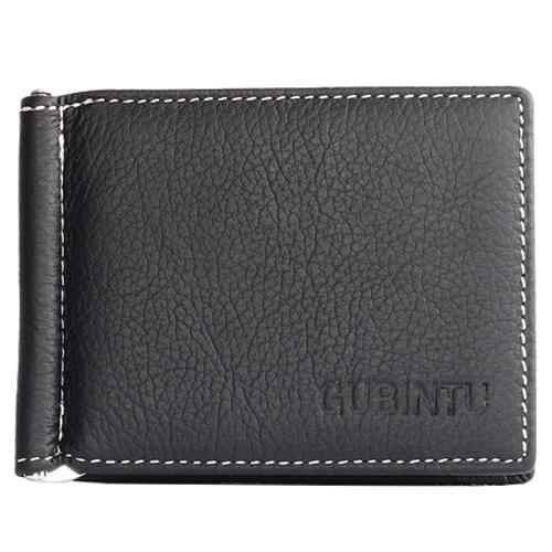 New GUBINTU Men's Wallet Bifold Leather Black Wallet With