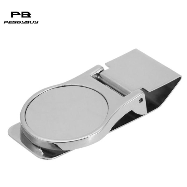 Stainless Steel Geometrical Unisex Money Clip (Nickel Color)