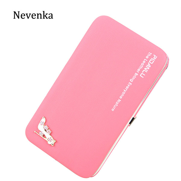 Nevenka Women Leather Wallets Female Passport Cover Girls Money Clips Women Clutch Wallet Ladies Small Purses Wallet 2018