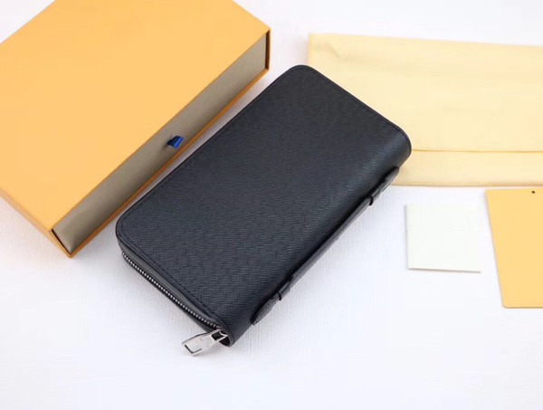 2019 wholesale men and women long wallet multicolor coin purse card holder original box