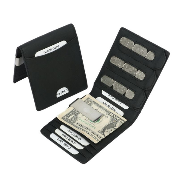 Men Women ID Credit RFID Protector Money Clip Wallet Cards Case