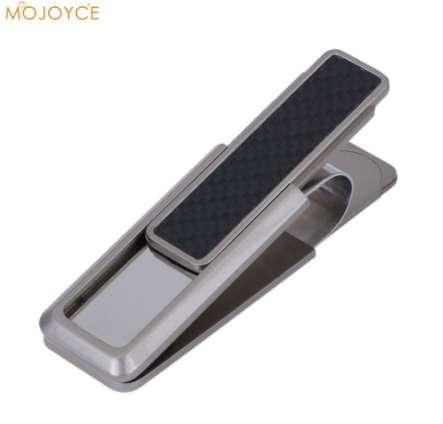 High quality Stainless Steel Alloy Mens Money Clip Wallet Women Slim Metal Money Holder Couple Safe ID Card Clip Clamp for Money