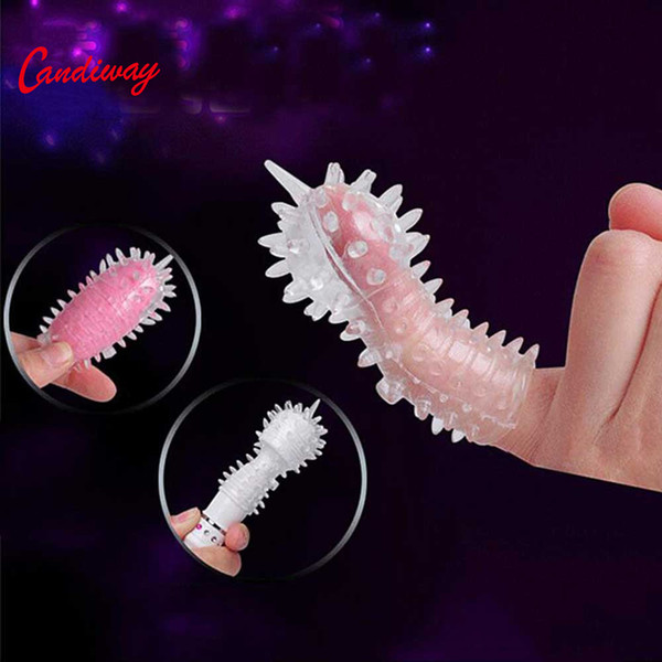 6pcs/set finger Spiked Condoms Reusable Ring safe anal prostata product jump eggs extender G point Sex toys for couple Adult