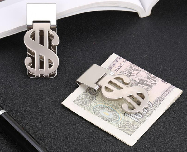 Money Clip Stainless Steel Metal Wallet Creative Money Clip Credit Card Money Holder Slim Clip Fast Free Shipping