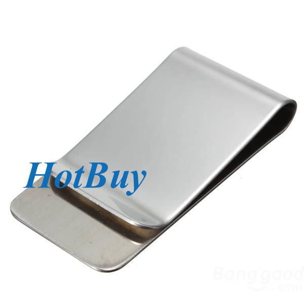 Stainless Steel Wallet Creative Money Clip Credit Card Money Holder Mens Gift #3661