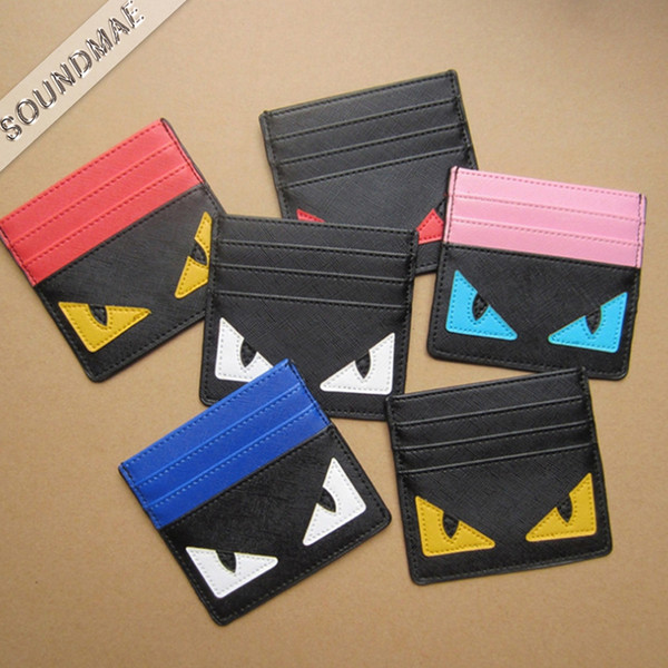 Lucky Small Eyes Fashion Classic Design Bank Card Mini Small Purse Card Holders OPP Soundmae