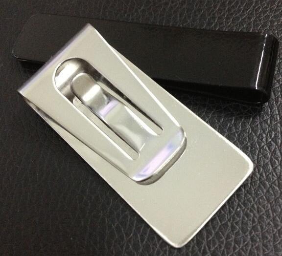 very good price Slim Money Wallet Clip Clamp Card Stainless Steel Holder Credit Name Card Holder