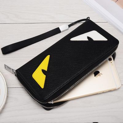 brand designer wallets women purses clutch bags wristlet with letters PU zipper with card holder