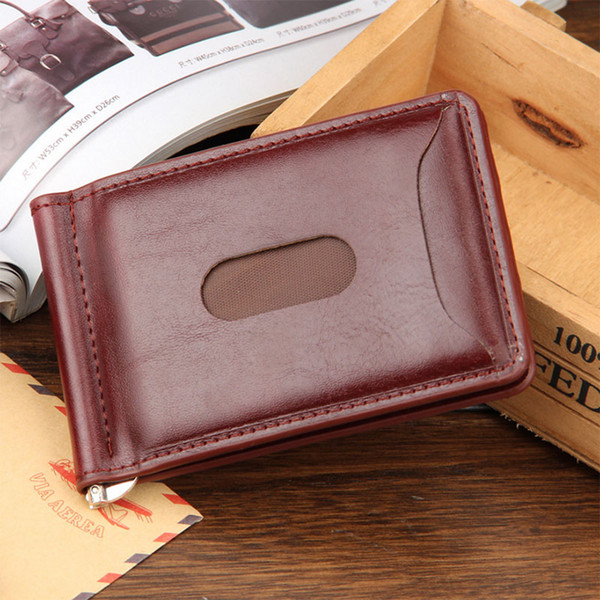 genuine cowhide wallet men top quality soft money clip wallet for men leather multifunction card slot credit