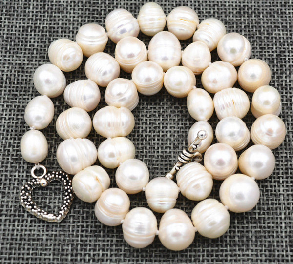 11-12mm Natural freshwater akoya pearL Necklace 18 