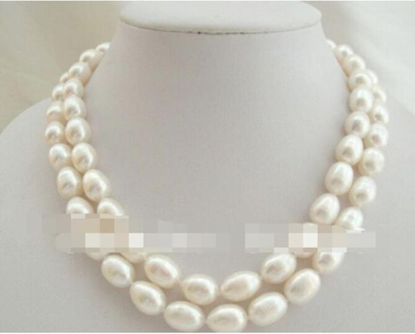 FREE SHIPPING vogue edfdtiful long freshwater 8-9mm pearl necklace 33 inch