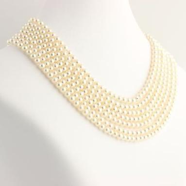 Gorgeous 7-8mm natural south seas white pearl necklace 88 inch 14k gold clasp