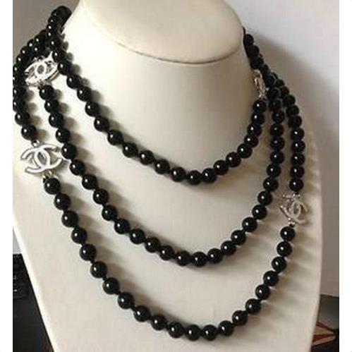 Wholesale beautiful 8-9mm Black TAHITIAN SOUTH SEA pearl necklace 60 