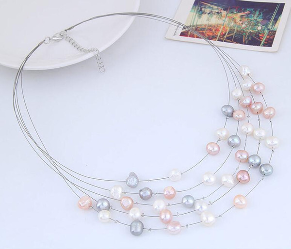 Hot Fashion Jewelry Women's Women's Pearls Necklace Lady's Pearls Beads Necklace S211