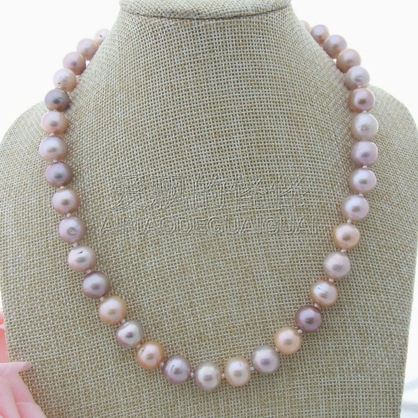 N011829 19'' Multi Color Keshi Pearl Necklace