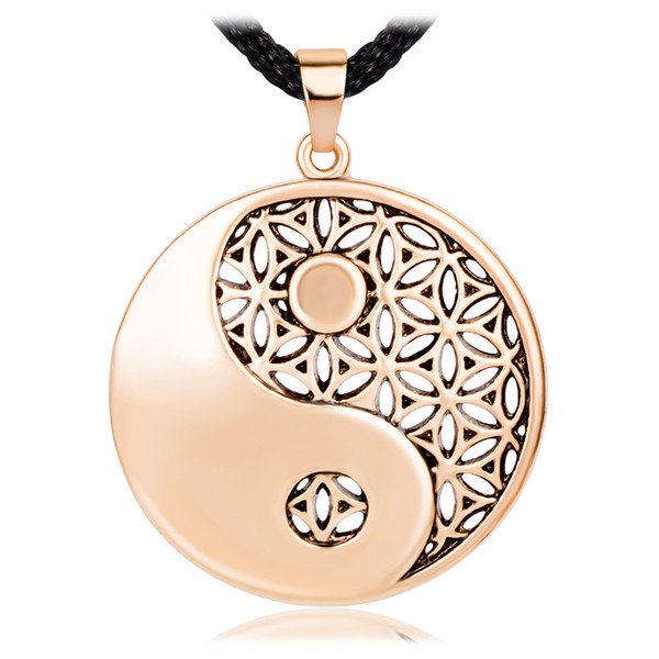 Tai Chi Ying Yang Pendant Necklace Religious Faith Jewelry