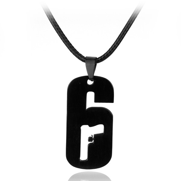 Game Tom Clancy's Rainbow Six: Siege PS4 Brand New Pendant Necklace Dog Tag High Quality Necklace With Rope Chain