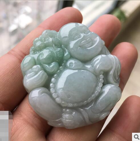 Natural jade Jade Buddha pendants Large Buddha pendants