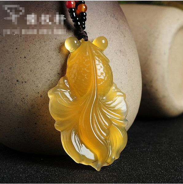 Yu yixuan New Arrivals jewelry Pendant Fine jewelry Citrine fine jewelry Natural stone necklace Jade Boutique Pendant ABP0963