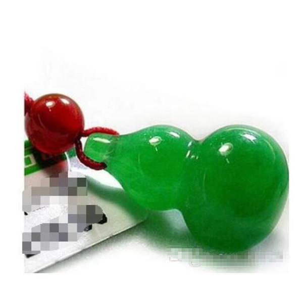 Wholesale - A cargo Malay jade gourd male and female pendants Lucky liver gourd necklaces safe Christmas deluxe pendants