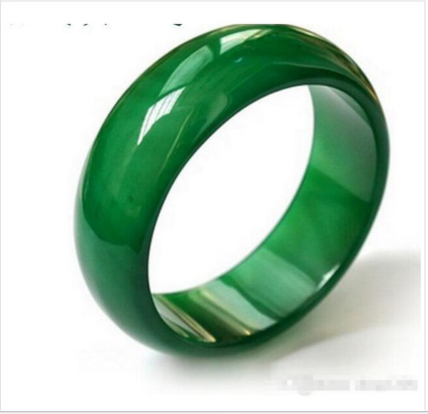 Wholesale - Natural agate jade ring Thumb index finger size crystal ring finger Men and women fashion jade ring