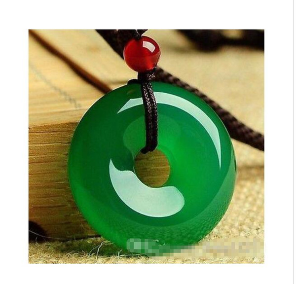 [Close] Wholesale - 100% Genuine natural Green agate jade pendant necklace pendant buckle