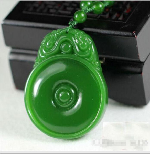 Wholesale - Hand-carved Pendant turned the corner brave peace buckle jade pendant