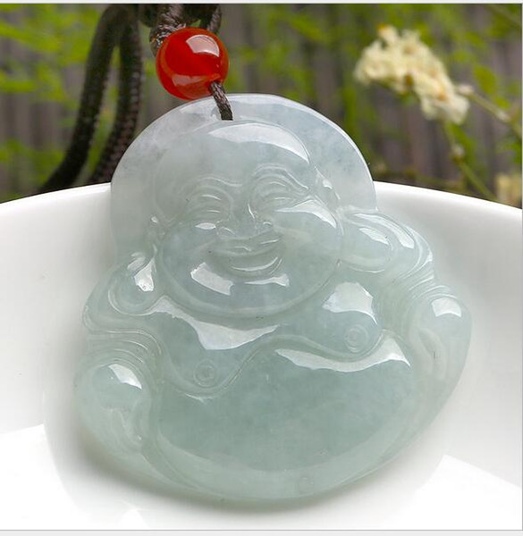 A natural jade Buddha Buddha Pendant Authentic Myanmar jade Buddha Pendant Necklace