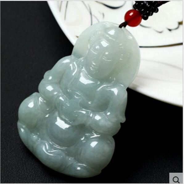 Natural authentic goods Jade Guanyin jade Green Guanyin jade wholesale
