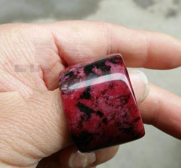 Free Shipping Men Jade Rings Wholesale Beautiful Natural Jade Rings Plum Flower