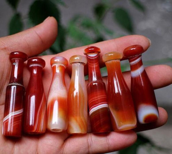 1pcs Chinese carvings of agate cigarettes by hand,wholesale